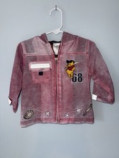 Vintage Disney Winnie the Pooh Pink Basic Jacket Lined Full Zip Long Sleeve 18M