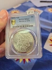 1878 7tf rev of 78 ms63 Pcgs Blast White Gold Shield