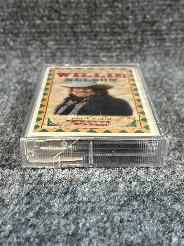 Willie Nelson - Pretty Paper Christmas Cassette Tape 1994 V40037 New Sealed - Image 3 of 4