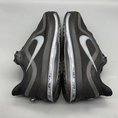 Nike Air Zoom Pegasus Premium Women’s 9.5 Men’s 8 Shoes Black Metallic Silver - Picture 6 of 15