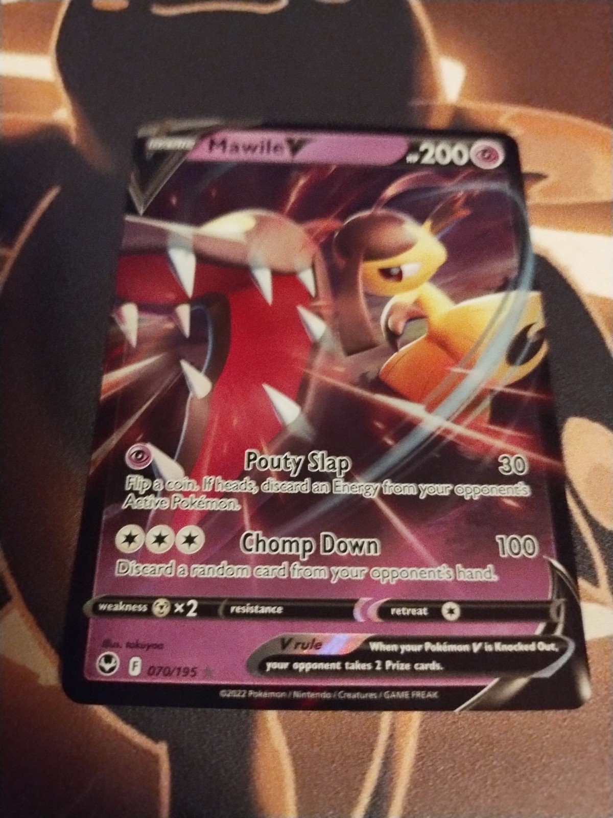 Mawile V 070/195 Swsh12: Sword & Shield - Silver Tempest Holo-NM