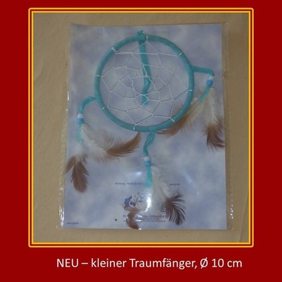 NEU, Traumfänger, Dreamcatcher, Ø 10 cm, handgefertigt,mit der Legende