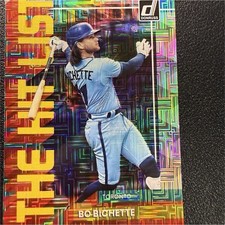 Panini 2022 Donruss The Hit List Insert Bo Bichette #THL-5 Blue Jays