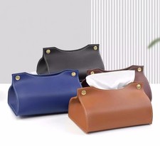 Luxury Designer-Style Monogram Tissue Box Holder, Decorative  Stylish