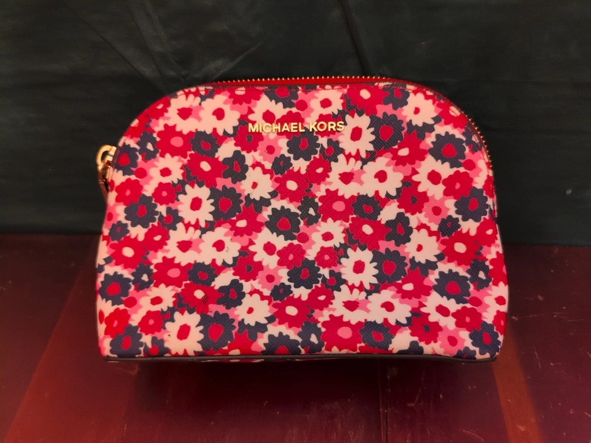 NWT Michael Kors Floral Backpack - Red and Green Michael Kors Red Floral Bags & Handbags for Women for sale  main image 3