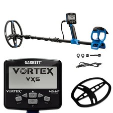 Garrett Vortex VX5 Metal Detector - Multi Frequency Waterproof Metal Detector