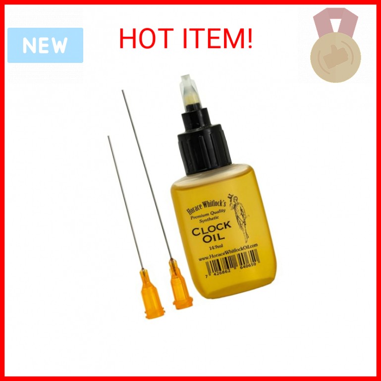 Horace Whitlock's Clock Oil 100%Synthetic Clock Oil