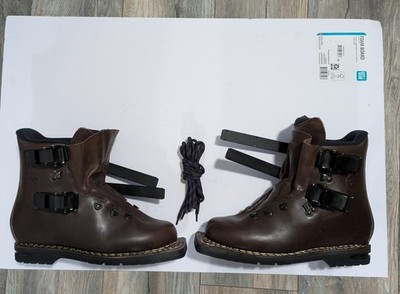 Rossignol Telemark  Leather  Ski Boots  Men's US 9-1/4 - 3-Pin 75mm ( Nice)