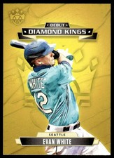 2021 Panini Diamond Kings Debut Evan White Seattle Mariners #DDK-SM