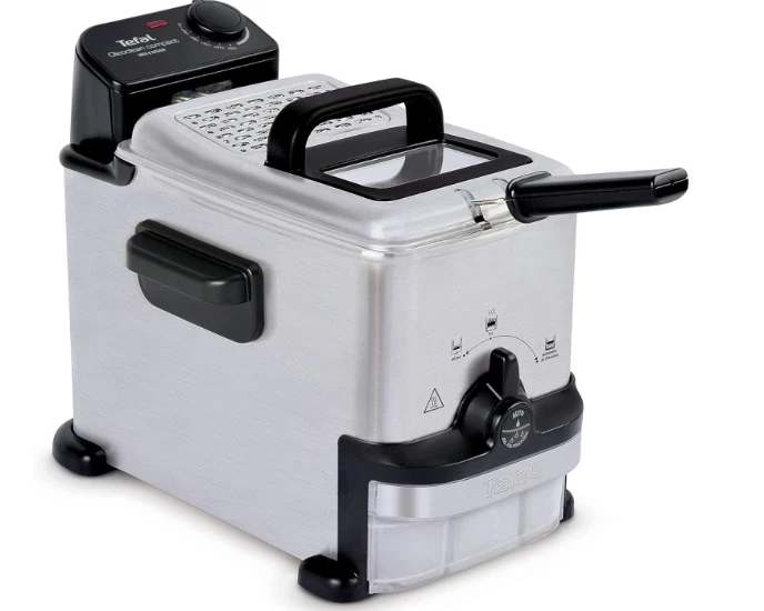 Tefal FR7016 Oleoclean Compact Elektrische Fritteuse | 2 L Öl-Kapazität, FR7016