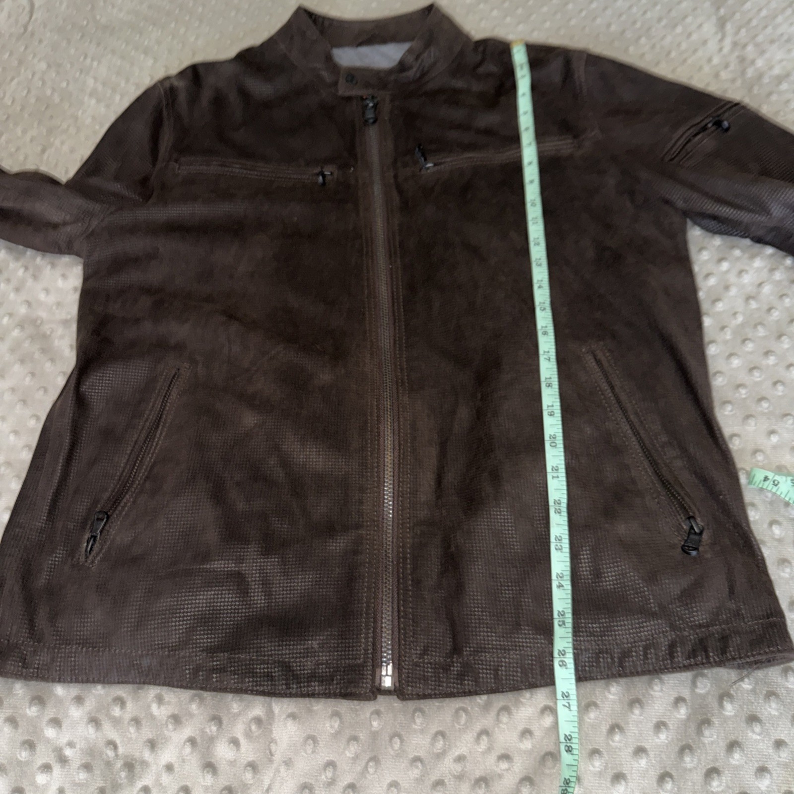 Comstock Brown Leather Jacket - image 9