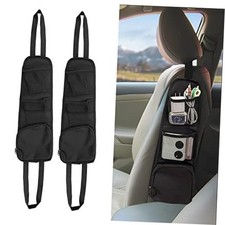 QUICTOPCS Car Seat Storage Hanging Bag, Multi-Pocket Seat Side Organizer, 2