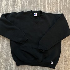 Vintage 90s Russell Athletic Crewneck Sweatshirt Youth XL Gray Made In USA