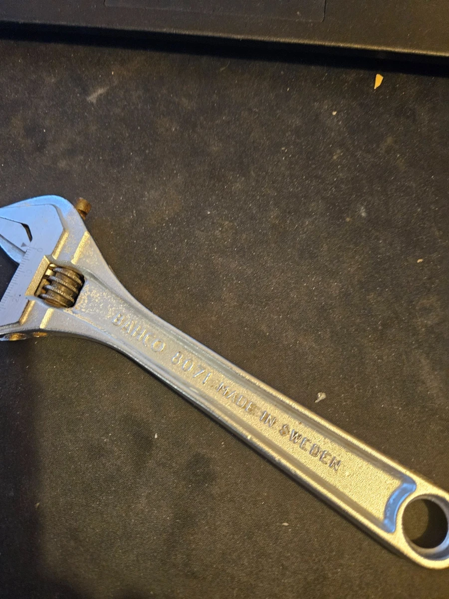 Bahco 8 in Size Adjustable Wrench Adjustable Wrenches for sale | eBay
