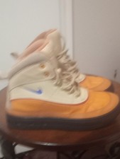 Nike Woodside 2 High Boots Youth 4Y 524872-201 Tan/Orange