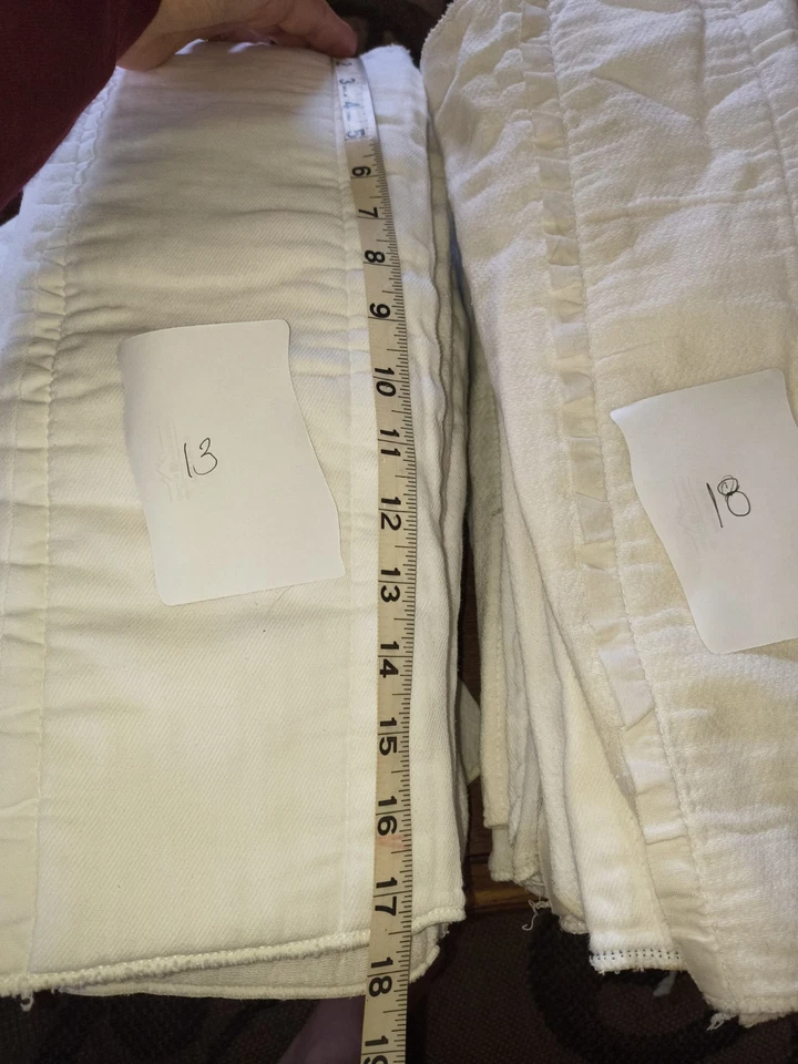 Enorme juego de 40 fundas de pañales y 65 forros de tela de algodón con 2 bolsas de pañales Foto 3 de 4