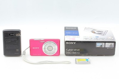 Getestete rosa SONY Cyber Shot DSC-W610 digitale Kompaktkamera 14,1 MP nur...