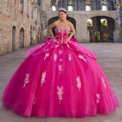 Rose Red Quinceanera Dresses Off Shoulder Applique Bow Party Birthday Sweet 16 | eBay Rose Red Quinceanera Dresses Off Shoulder Applique Bow Party Birthday Sweet 16 | eBay