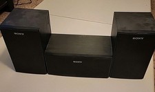 Sony Surround Sound Speakers SET 3 SS-CNP900 Center SS-SRP700 L/R Tested Works