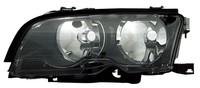 Scheinwerfer Links FüR 3Er Bmw E46 Coupe Cabrio 2001-2003 Schwarz H7 Halogen Lw