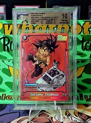 BGS 10 Son Goku : Childhood SB01-053 Limited Manga Pack Dragonball