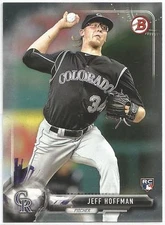 Jeff Hoffman Colorado Rockies 2017 Bowman Baseball Rookie Card