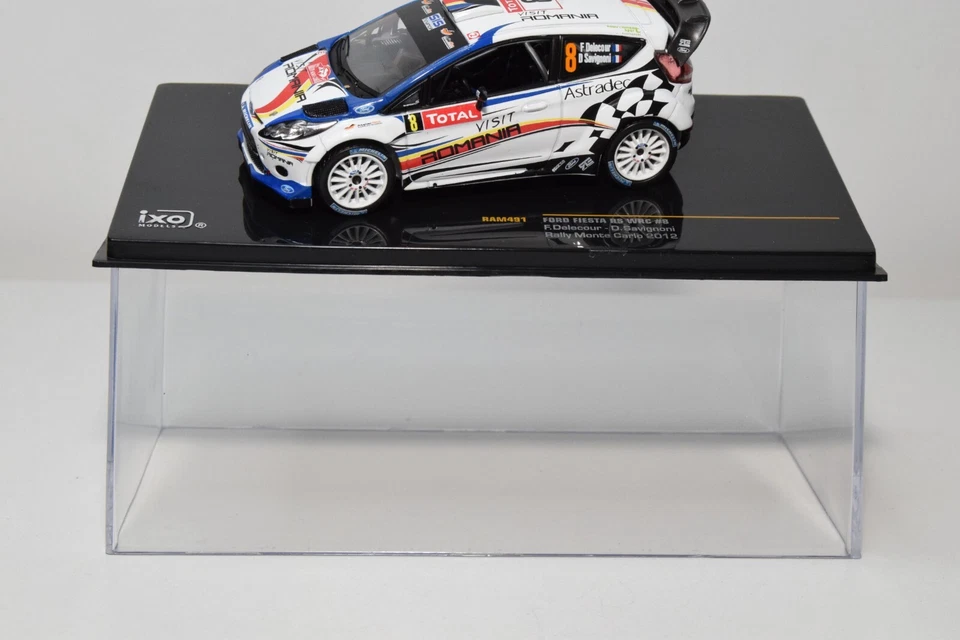 Ford Fiesta RS WRC #8 RALLY MONTE CARLO 2012 DELECOUR B24 1:43 IXO RAM491 SIN USAR, EN CAJA Foto 2 de 4