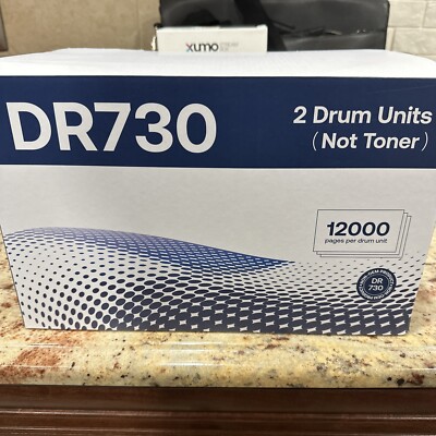 2 PK DR730 DR-730 Drum Unit For Brother MFC-L2710DW L2730DW L2750DW 12K Pages