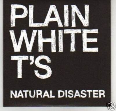 (K543) Plain White T's, Natural Disaster - DJ CD