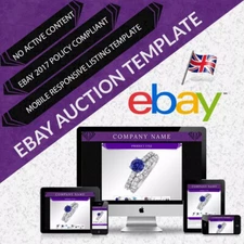 Ebay Template Responsive Listing Professional Auction Html Mobile 2019 Design