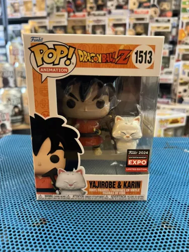 PEGATINA DE EXPOSICIÓN COMPARTIDA EN MANO C2E2 Yajirobe Karin Funko Pop Dragonball Z #1513