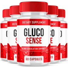 Gluco Sense Advanced Blood Formula Glycogen Max Support Supplement 300 Capsules
