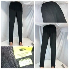 Diadora Soccer Goalie Stirrup Pants S Men Black Poly Pad Legs Mint YGI C1-75