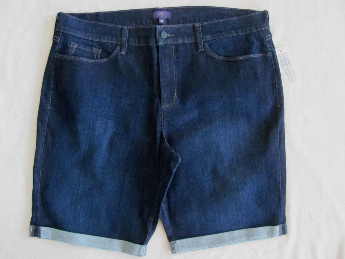 Nydj briella cuffed bermuda shorts discount