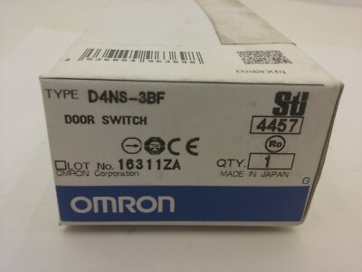 Interruttore Di Sicurezza Porta OMRON D4NS-3BF – 2NC Contatti – 240VAC 250VDC – Nuovo, Scatola Con Segni