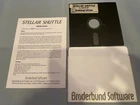 STELLAR SHUTTLE Atari 400/800 Computer Broderbund Video Game Disk+Insert TESTED!