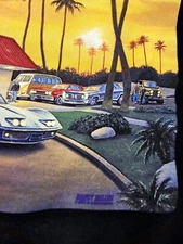 In-N-Out Burger California Palm Trees 2022 Golden Hr Black T-Shirt Men's Large