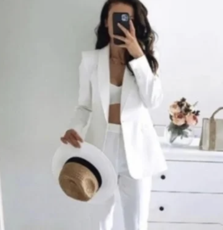 ZARA WOMEN NEW DINNER JACKET SATIN EFFECT LAPEL TUXEDO OYSTER