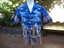 winnie Fashion mens Hawaiian shirt size L Made in Hawaii.