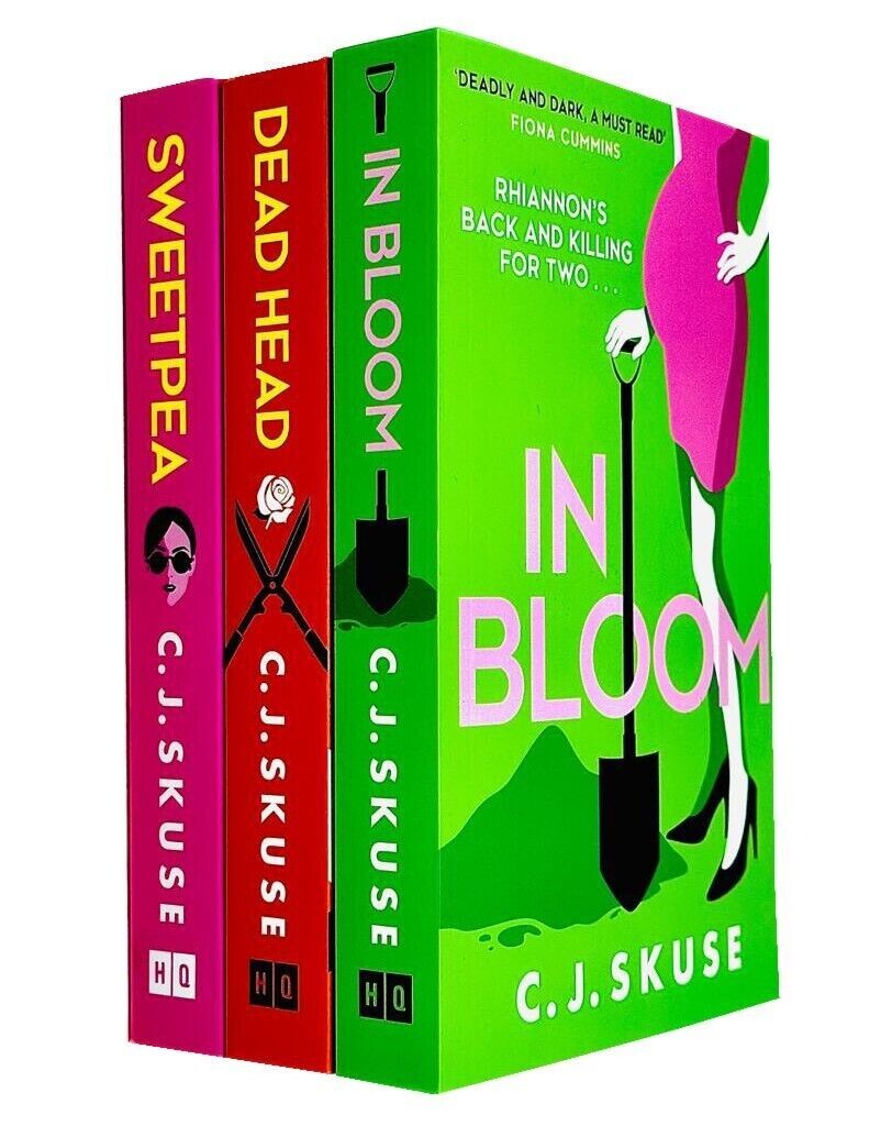 Sweetpea 3 Books Series Set By C.J. Skuse (Sweetpea, In Bloom & Dead Head) NEW
