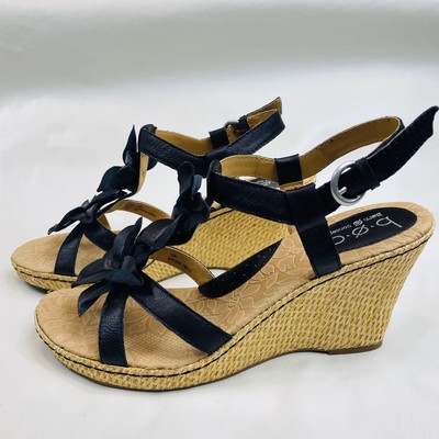 short wedge sandals