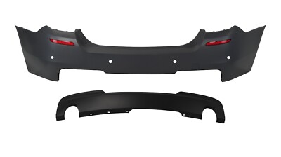 For BMW 11-16 5 Series F10 M Tech Sports Rear Bumper with 535i Outlet With PDC