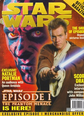 STAR WARS - THE OFFICIAL MAGAZINE - JUL/AUG 1999 - EXCLUSIVE! NATALIE PORTMAN