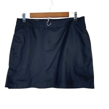 Adidas black golf Tennis skorts skirt sz 8 Pockets Back Pocket Cotton Blend