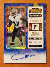 2022 Contenders Showcase Rookie Auto #165A Arnold Ebiketie Penn St Falcons