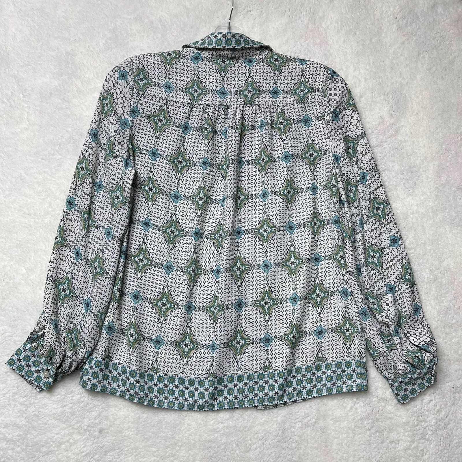 Max Studio Button Up Long Sleeve Blouse Women Siz… - image 6