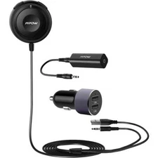 Mpow MBR2 Bluetooth Car Kit |  Bluetooth 5.0 Receiver with Dual USB Car Charger