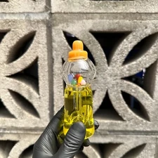 Milk bottle Glass Pipe Smoking Bowl Smoke Hand Spoon Pipe Tobacco Pipe