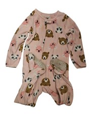 Carters Child of Mine Full Zip One Pc Footed Pajamas - Size 3T