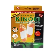 400Pcs Kinoki Foot Detox Pads Herbal Pain and relief